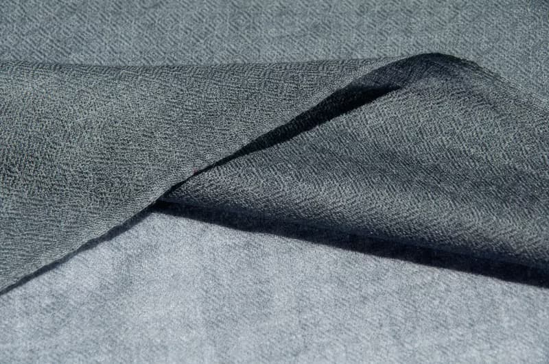 喀什米爾Cashmere/羊絨圍巾/純羊毛圍巾披巾/戒指絨披肩-灰色漸層
