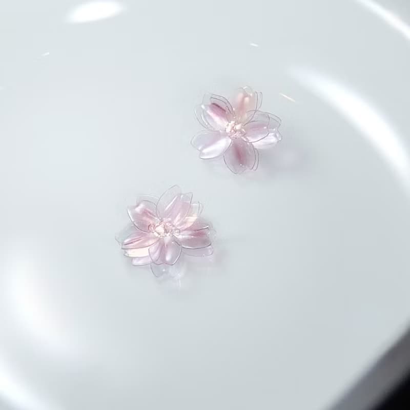 櫻花系列一/耳針/耳夾