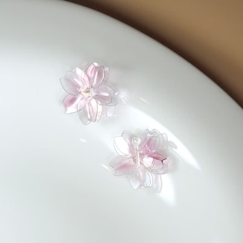 櫻花系列一/耳針/耳夾