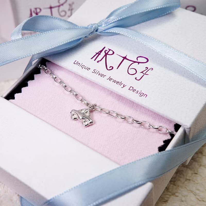 純銀寶寶手鍊 彌月禮盒 4款造型任選 新生兒禮物 兒童銀飾 生日禮