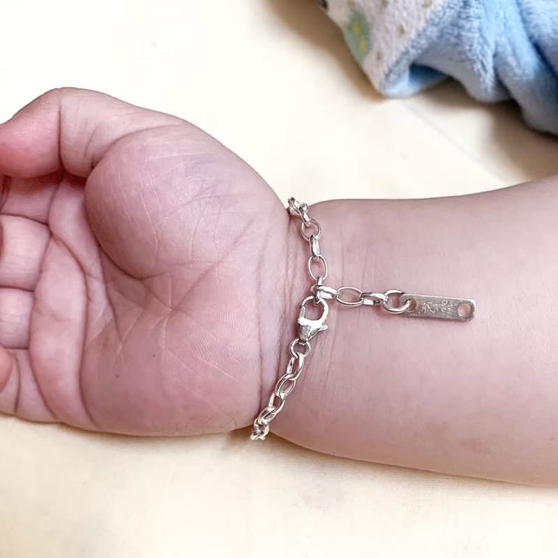 純銀寶寶手鍊 彌月禮盒 4款造型任選 新生兒禮物 兒童銀飾 生日禮