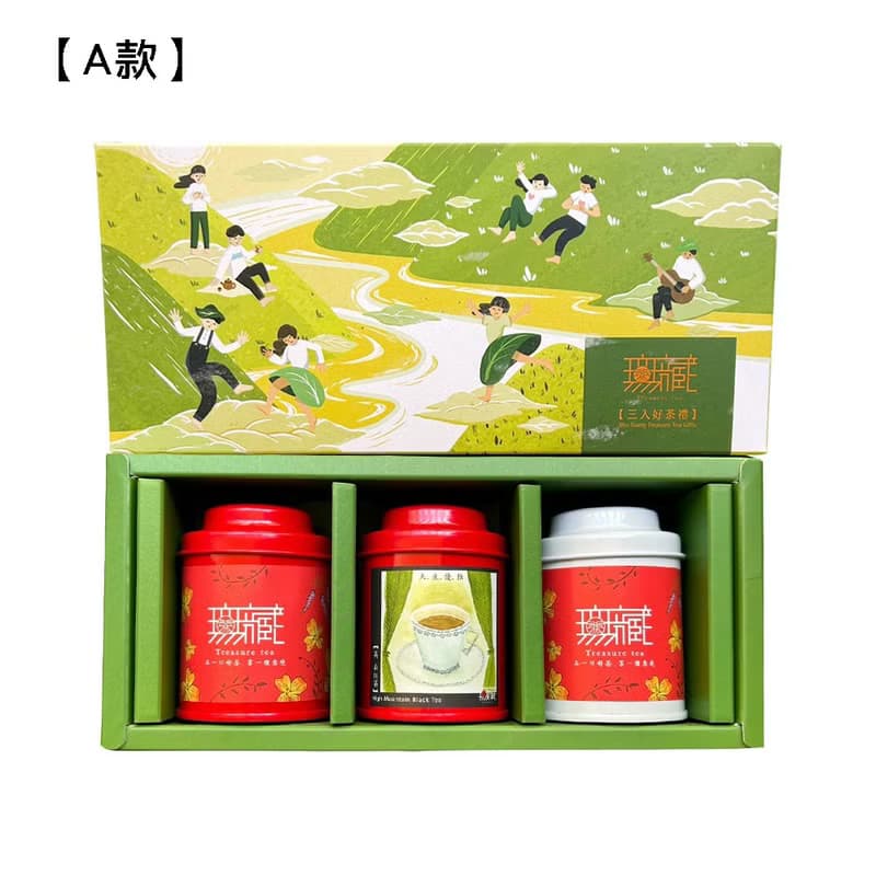 公益禮盒【無藏】臺茶紅茶三入小茶禮(金萱紅茶+紅玉紅茶+紅韻紅
