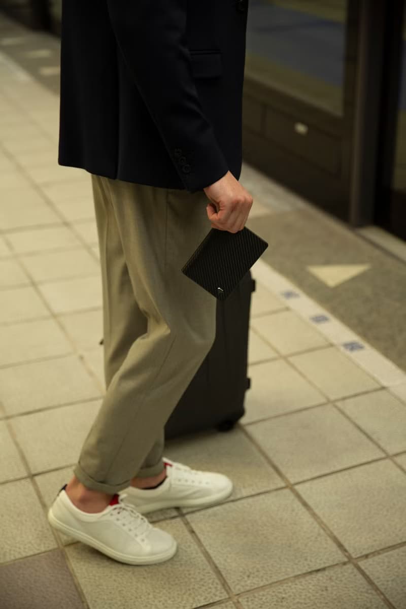 SACA　經典編織紋護照夾