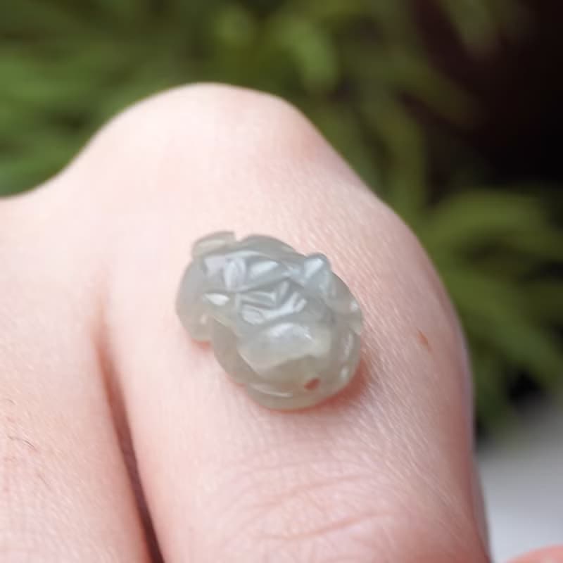 【招財神獸】冰種翡翠小貔貅擺飾 | 天然緬甸玉翡翠A貨 | 送禮