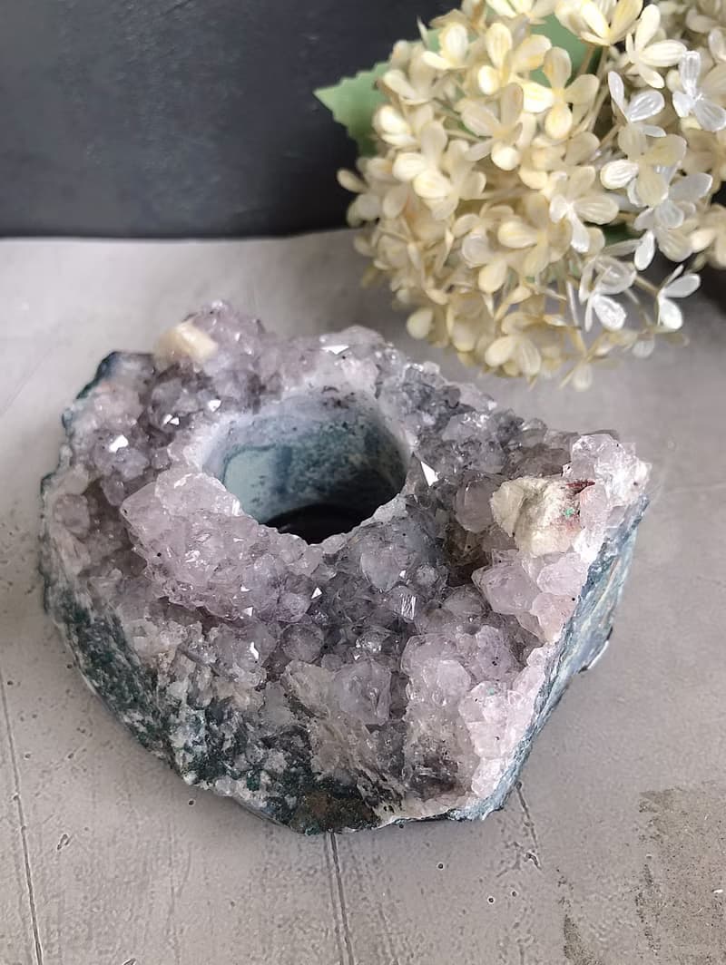 紫水晶燭台２個ㄧ組特惠組