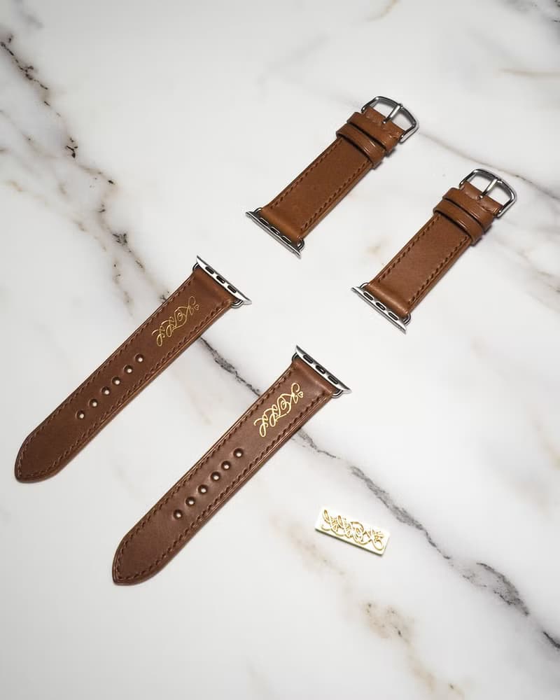 意大利植鞣牛皮革 Apple watch 錶帶