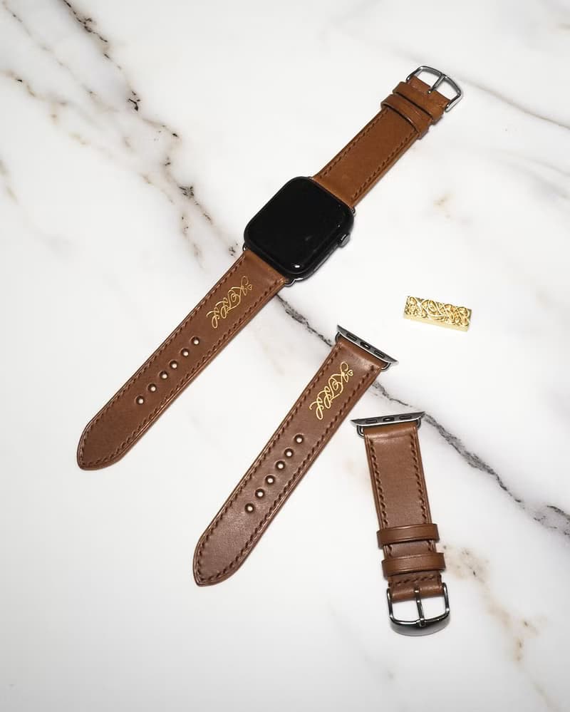 意大利植鞣牛皮革 Apple watch 錶帶