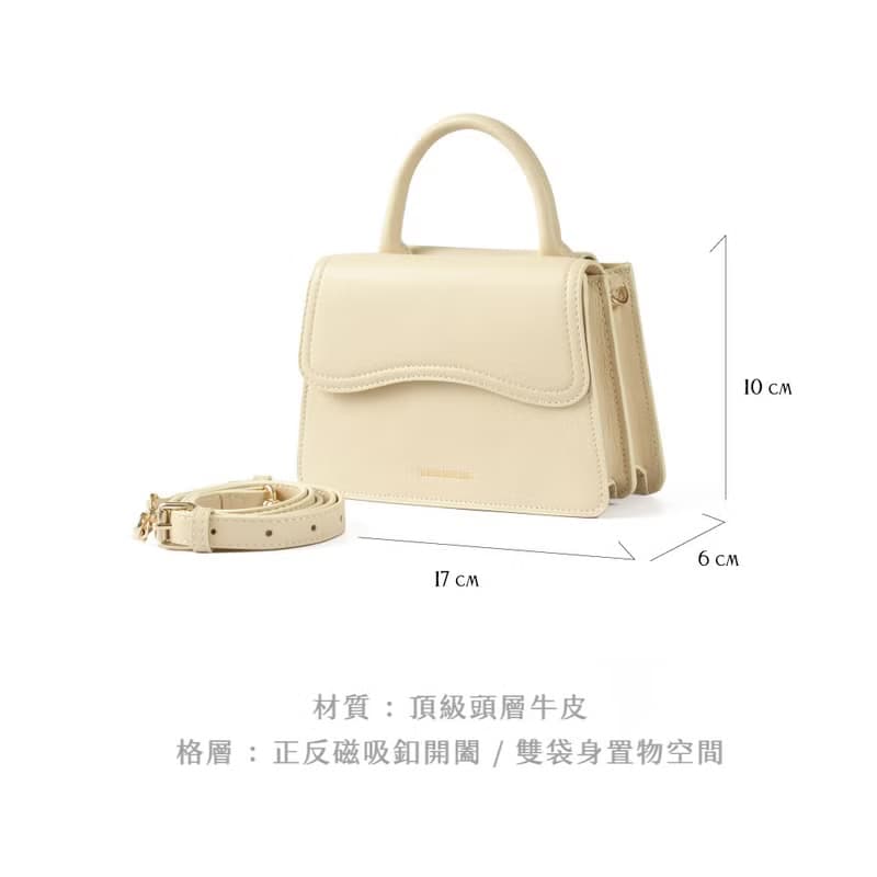 PA-CHIC真皮手提風琴包-多色任選