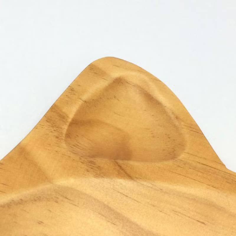 【SPICE】日本 PETIT'S MAMAN 天然松木 兒童餐盤- 貓咪