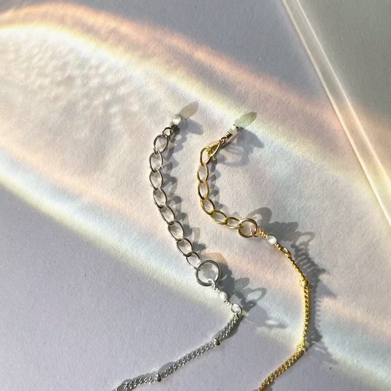 Found.Myth 阿波羅的樂章手鍊 天然珍珠 14kgf 925純銀 手工製
