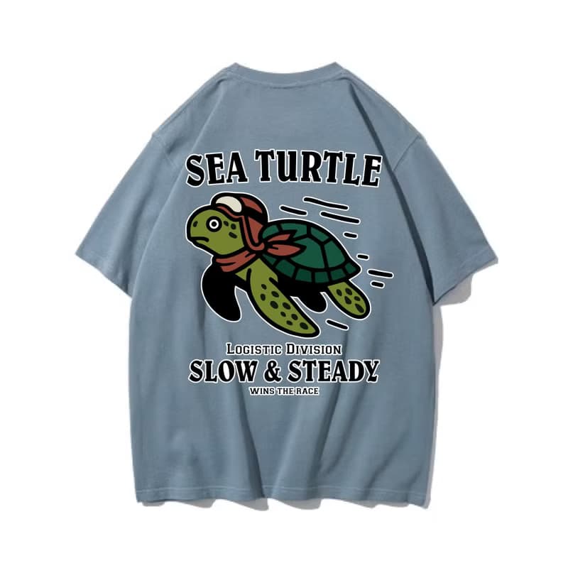 SEA TURTLE 海龜 中性短袖T恤 8色男女同款