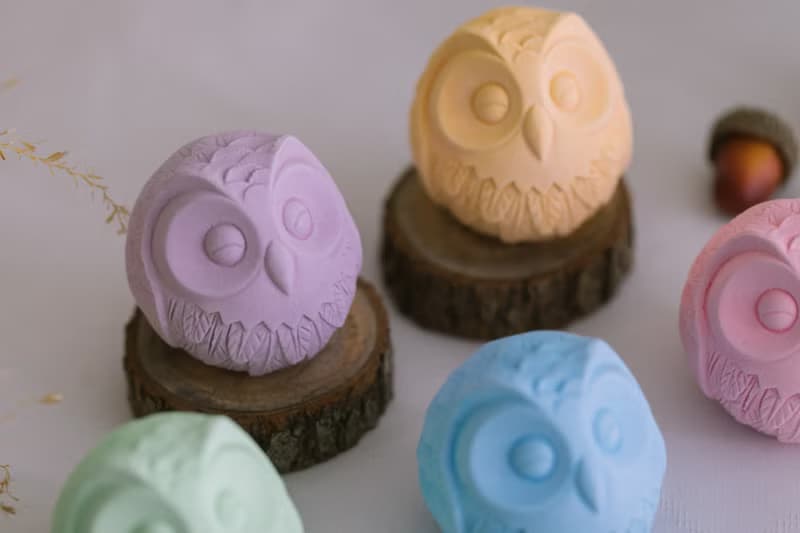 貓頭鷹擴香石-A款-生日禮 聖誕交換禮物 情人節禮物 療癒小物