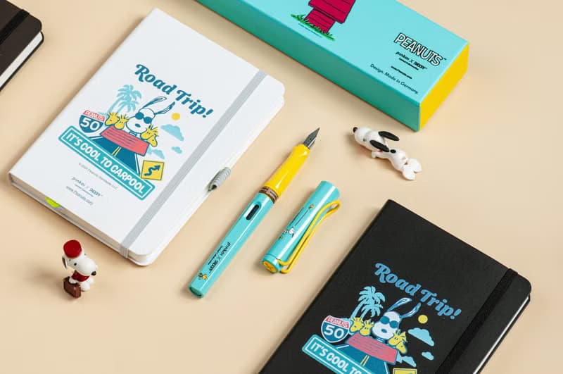【Pinkoi x SNOOPY】LAMY  鋼筆用筆記本 / 史奴比 - Road Trip