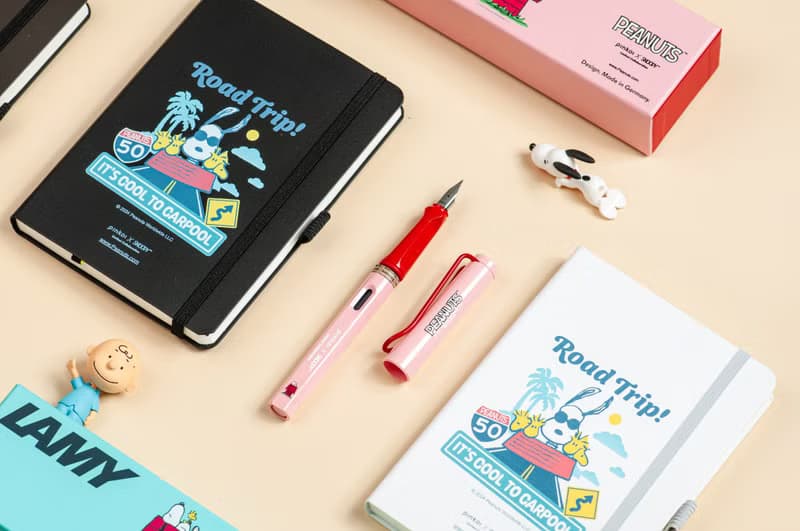 【Pinkoi x SNOOPY】LAMY  鋼筆用筆記本 / 史奴比 - Road Trip