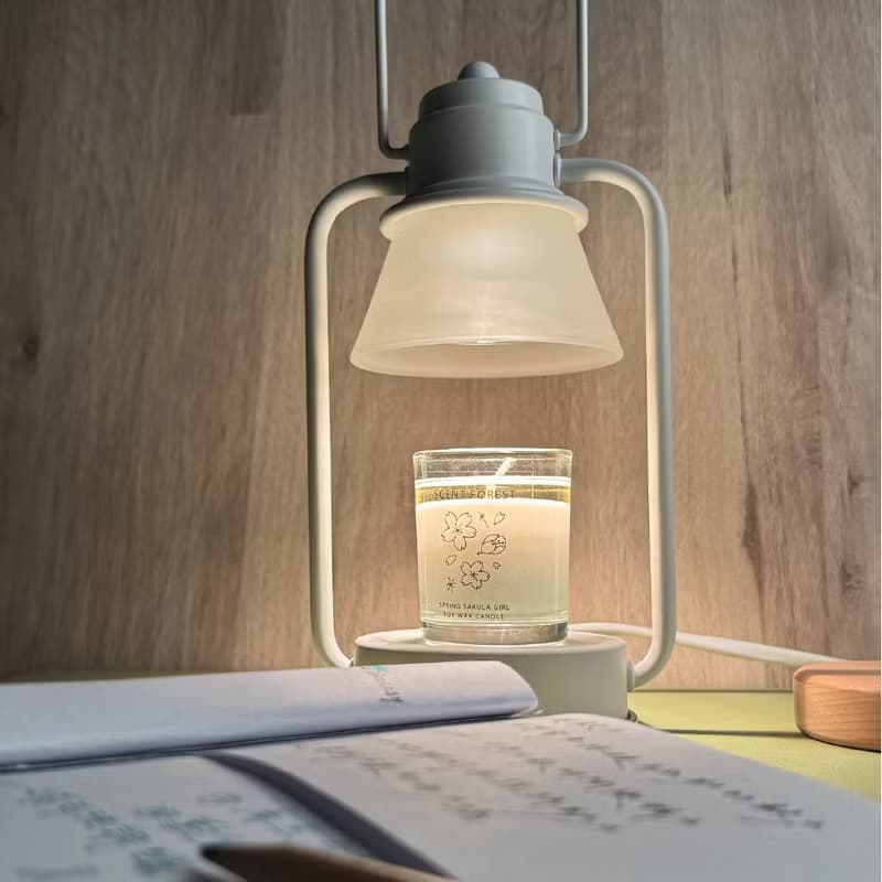香氛新品 - 純白定時調溫融蠟燈
