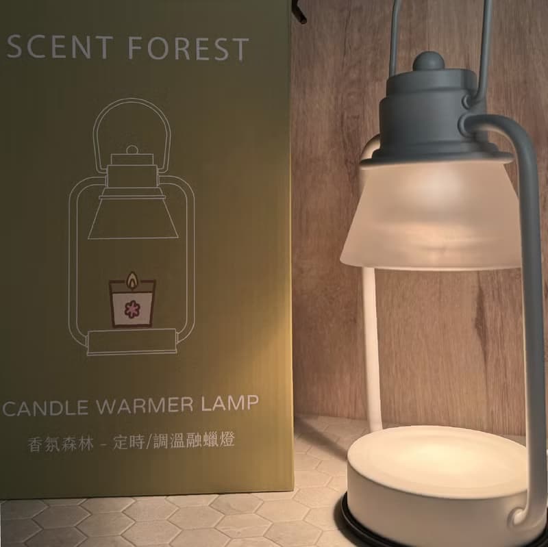 香氛新品 - 純白定時調溫融蠟燈