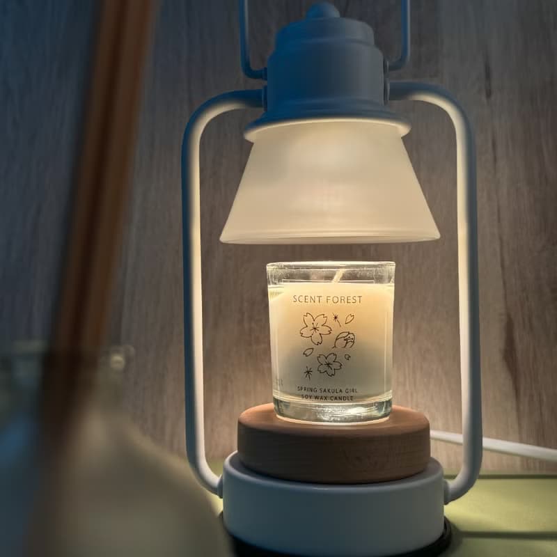 香氛新品 - 純白定時調溫融蠟燈