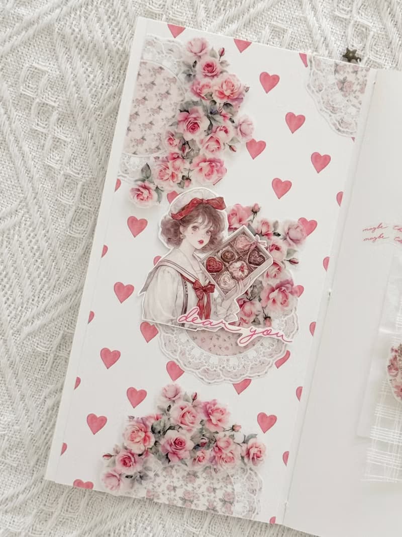 Chocolate girl stickers