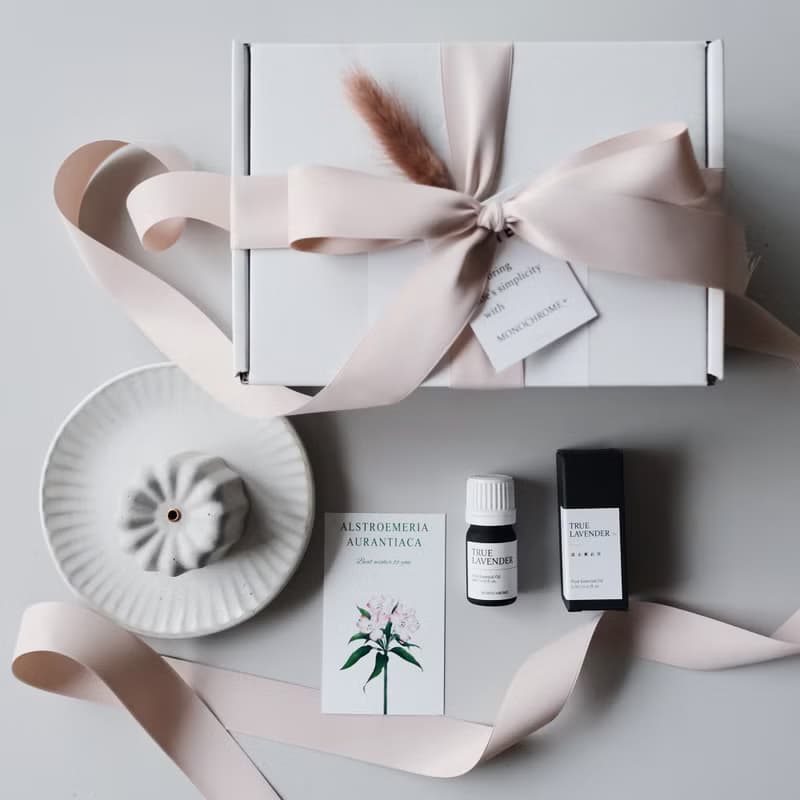 CANELÉ 法式可麗露 | 乾燥花+天然精油+水泥擴香石花器禮盒