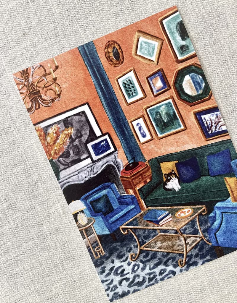 (GRIT) House of Painter_Orange postcard