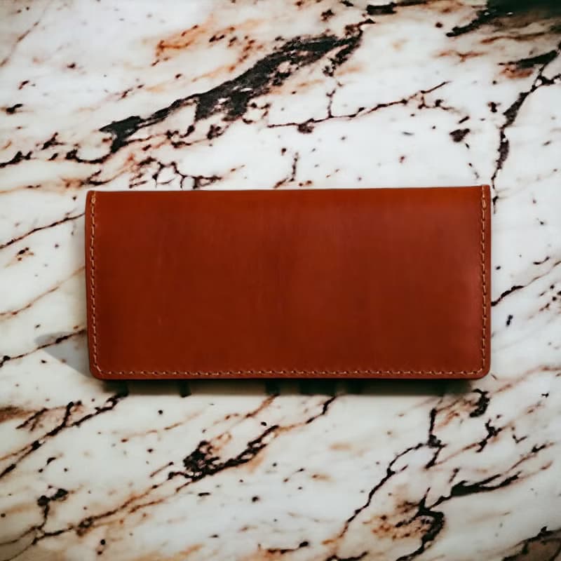 Valdo / シックなメンズ長財布 【革4色×糸12色から選択】 / 手縫い刺繍 / 日本製 / 多収納 / スマート / ギフト対応 【olg-20】