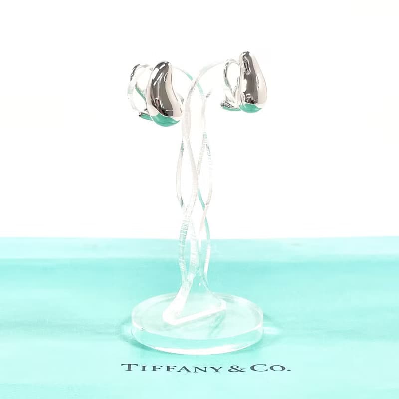 【日本直送 中古美品】ティファニー TIFFANY&Co. イヤリング ティアドロップ エルサペレッティ シルバー925 アクセサリー