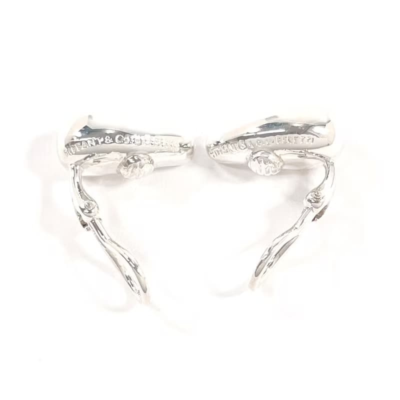 【日本直送 中古美品】ティファニー TIFFANY&Co. イヤリング ティアドロップ エルサペレッティ シルバー925 アクセサリー