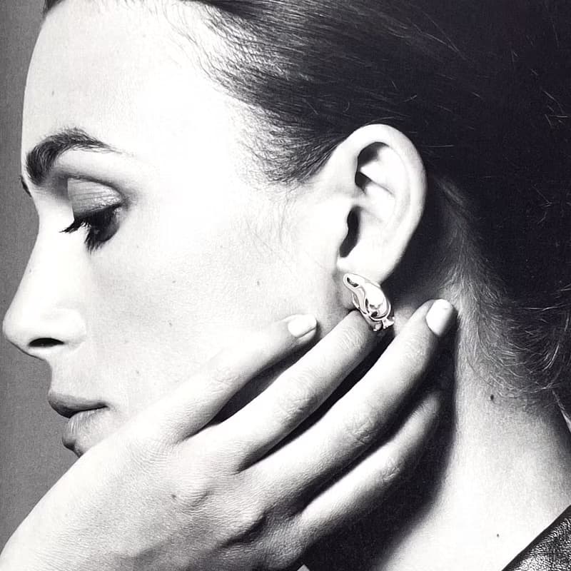 【日本直送 中古美品】ティファニー TIFFANY&Co. イヤリング ティアドロップ エルサペレッティ シルバー925 アクセサリー
