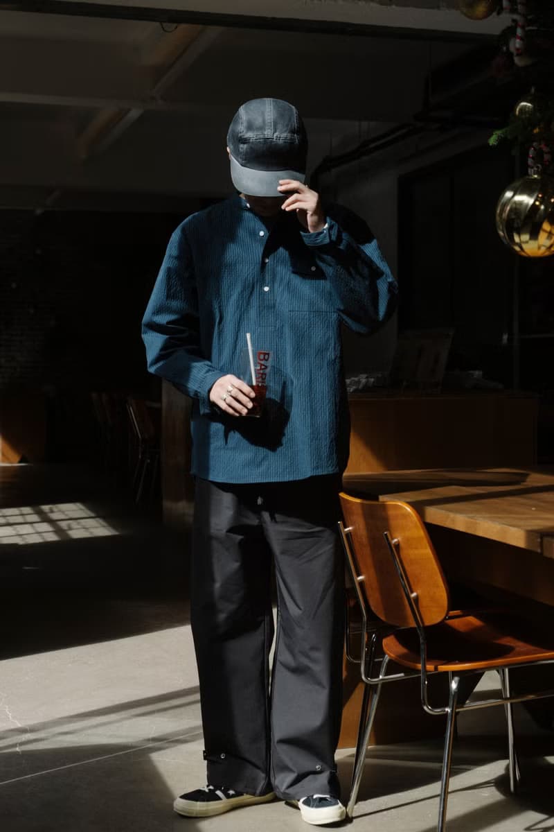 PANTS 復古高質感寬鬆保暖休閒長褲 秋冬肌理感闊腿剪裁灰色男