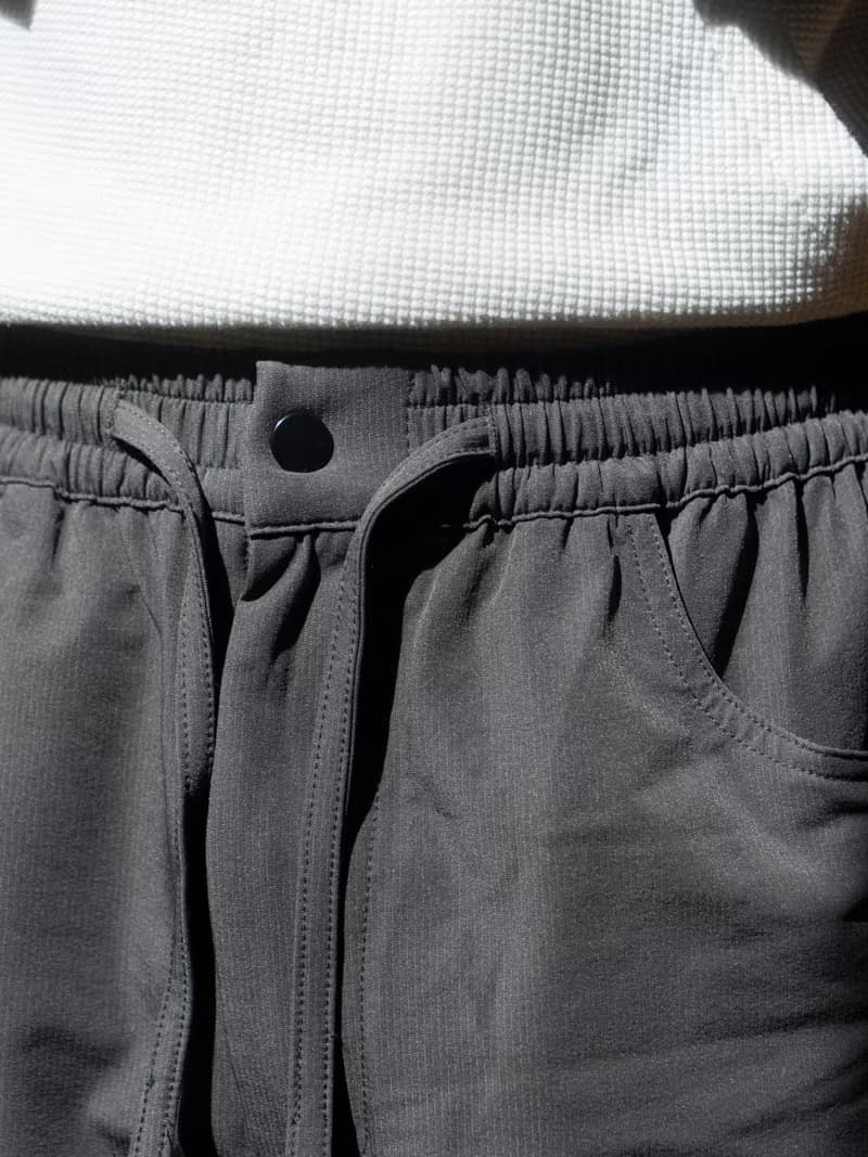 PANTS 復古高質感寬鬆保暖休閒長褲 秋冬肌理感闊腿剪裁灰色男