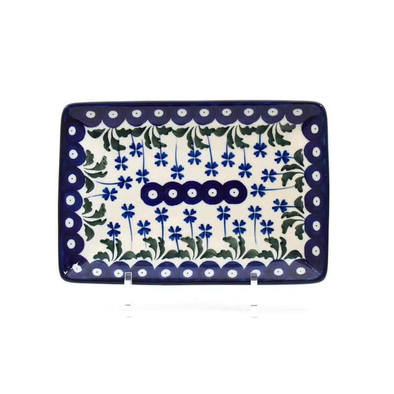 波蘭手工陶長盤5件組