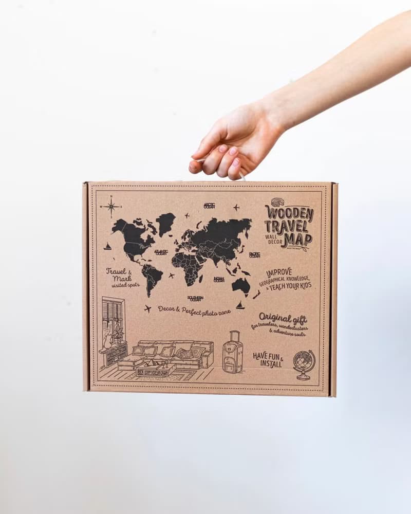 World Map, Wooden Wall Map, Housewarming Gift World Map by Enjoy The Wood