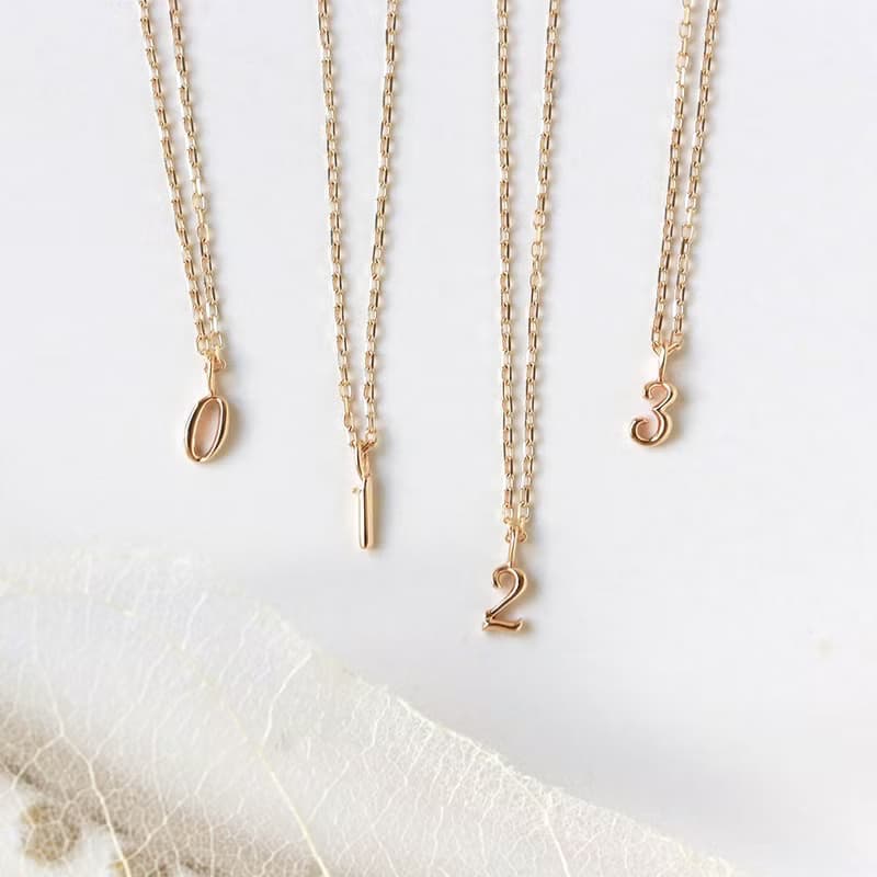 Visel 0-9好運靈數項鍊