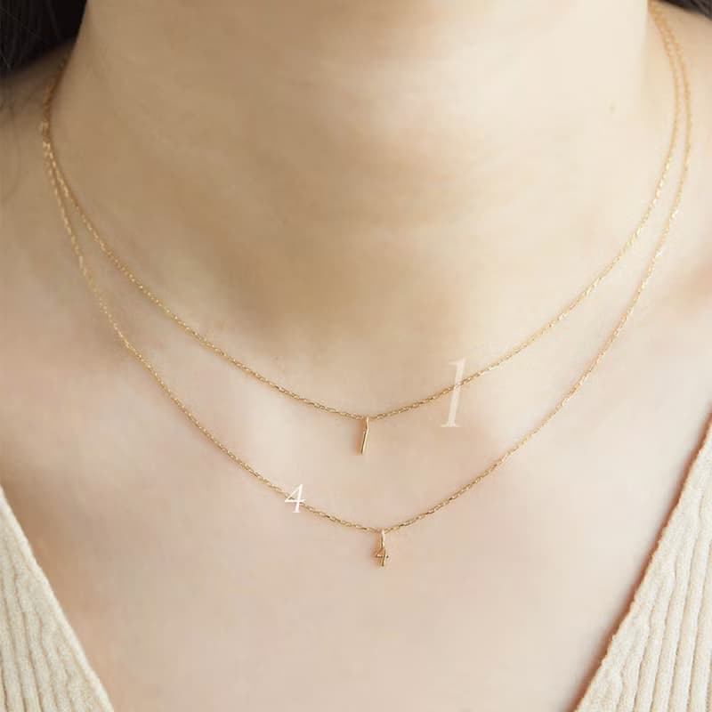 Visel 0-9好運靈數項鍊