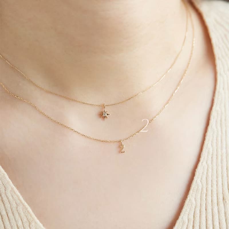 Visel 0-9好運靈數項鍊