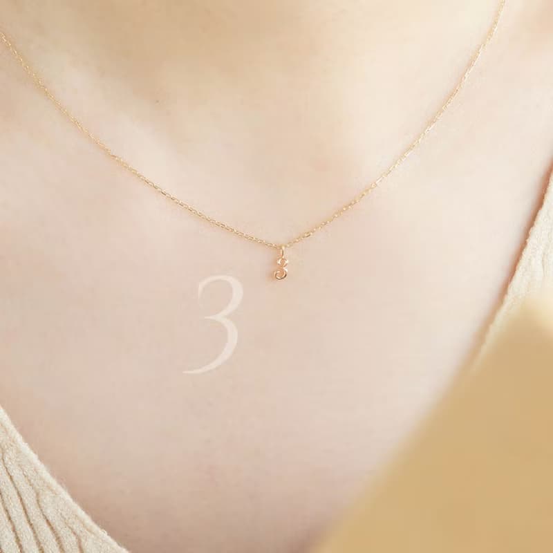 Visel 0-9好運靈數項鍊