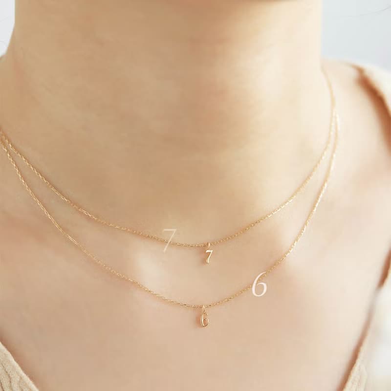 Visel 0-9好運靈數項鍊