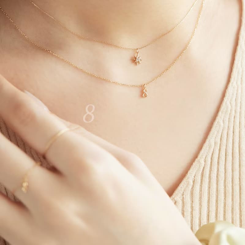 Visel 0-9好運靈數項鍊