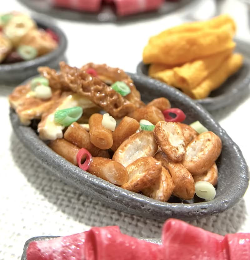 袖珍黏土食物 鴛鴦火鍋組 手作食玩