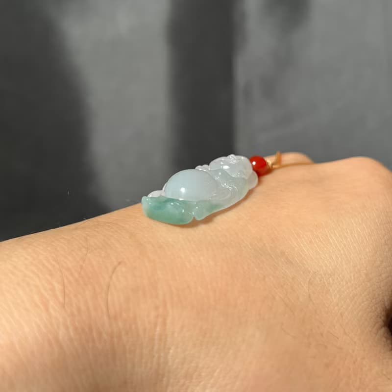 大肚能容 | 冰種飄藍立佛
