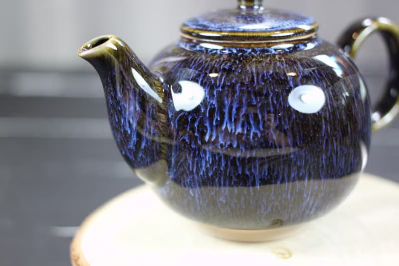 【送禮好物】紫戀 天目釉 圓滿茶壺 鶯歌名家葉敏祥作品