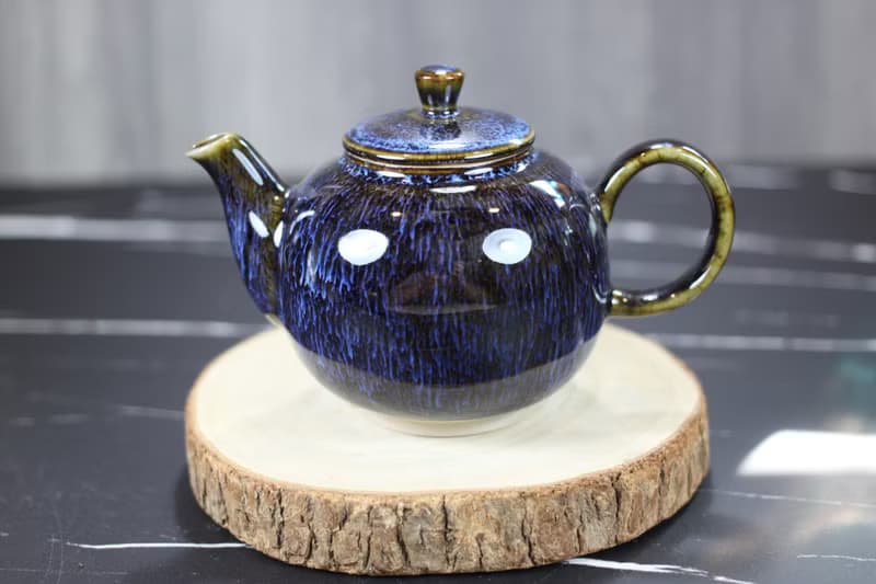 【送禮好物】紫戀 天目釉 圓滿茶壺 鶯歌名家葉敏祥作品