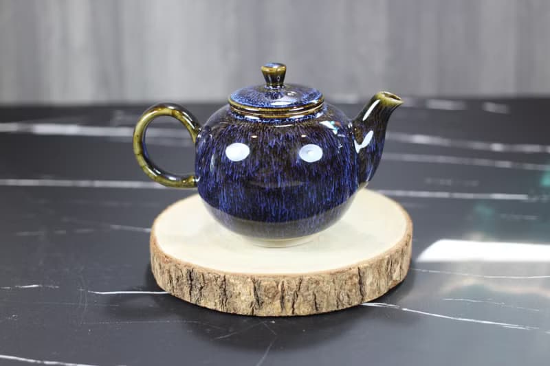 【送禮好物】紫戀 天目釉 圓滿茶壺 鶯歌名家葉敏祥作品