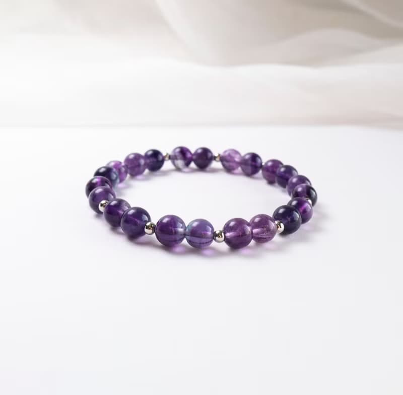 螢石 925純銀 水晶手鍊