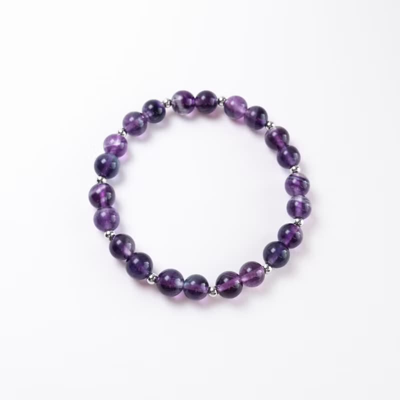 螢石 925純銀 水晶手鍊