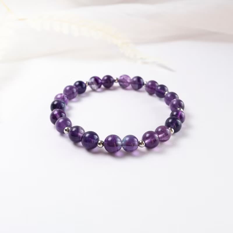 螢石 925純銀 水晶手鍊