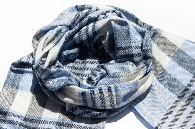 喀什米爾Cashmere 針織圍巾 純羊毛圍巾 手織圍巾 編織圍巾-英國