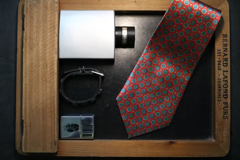 紅色復古花紋領帶老花真絲necktie