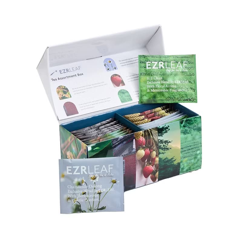一澤茶EZR Leaf【端午節茶葉禮盒】台灣嚴選純茶組22入