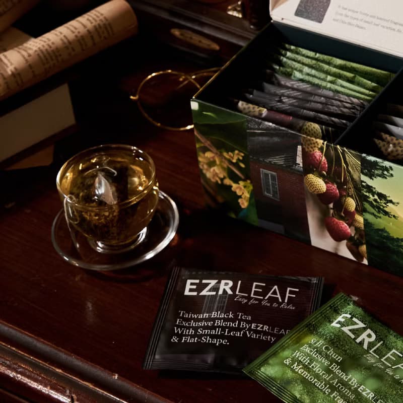 一澤茶EZR Leaf【端午節茶葉禮盒】台灣嚴選純茶組22入